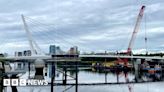 New Govan-Partick bridge installed over River Clyde in Glasgow