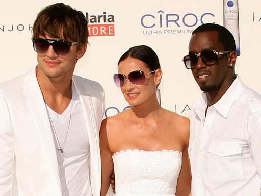 Ashton Kutcher y Mila Kunis, en medio de rumores de crisis por las fotos del actor junto a Sean “Diddy” Combs