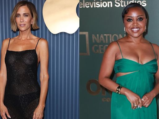 Emmy Awards After Parties: Kristen Wiig Adds Sparkles to Sheer Dress, Quinta Brunson Goes Green and More Looks From...