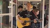 Edinburgh tram passengers treated to impromptu gig by TikTok sensation Nathan Evans