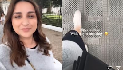 Parineeti Chopra shares her ’biggest flex’: ’Walking to meetings’