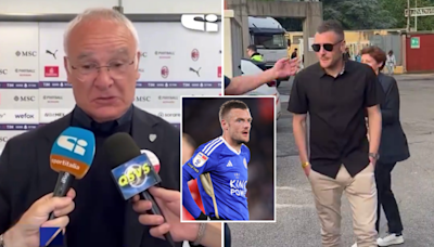 Claudio Ranieri makes Jamie Vardy transfer admission after Leicester star spotted at Italian club
