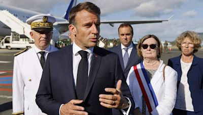 Macron pasó por Nueva Caledonia y prometió no forzar la reforma electoral - Diario Hoy En la noticia