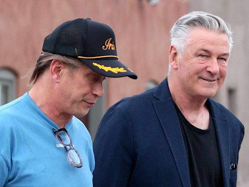 Alec Baldwin Smiles as He Steps Out for Dinner with Family After “Rust” Case Dismissal