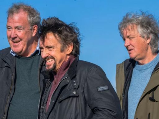 Jeremy Clarkson gets ready to welcome Richard Hammond to new pub