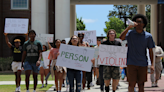 BSU protest against the new UNC DEI policy change