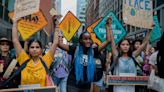 At opposite ends of the US, advocates demonstrate for Israel, labor and the environment