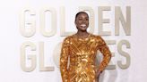 Issa Rae Goes for Gold in Pamella Rolland Gown at Golden Globes 2024