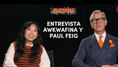 Entrevista a Awkwafina y Paul Feig que nos presentan la película "Jackpot!"