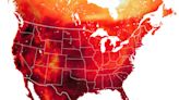 Nasa heat map reveals July’s dangerously high temperatures across all of US