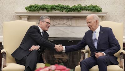 Joe Biden hails UK as ‘transatlantic knot’ binding Nato together