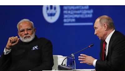 Modi Is Shoring Up Russia Ties as Putin Deepens China Embrace