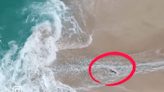 Sketchy Riptide Sucks Unsuspecting Swimmer Out to Sea in Hawaii (Video)