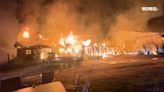23 horses rescued as fire rips through Mass. horse stables