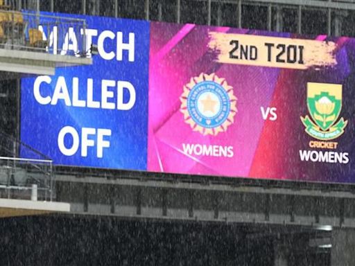 Rain forces abandonment of 2nd women’s T20I between India and South Africa