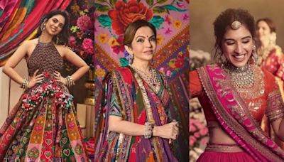 Nita Ambani, Shloka Mehta, Isha Ambani, Radhika Merchant inspired vibrant lehenga choli for Navratri