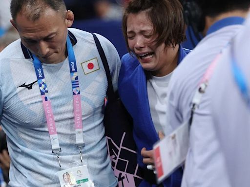 El llanto desgarrador de una campeona olímpica de judo tras ser eliminada tempranamente de París 2024