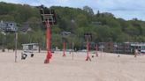 Electronic beach towers are the future at Grand Haven State Park