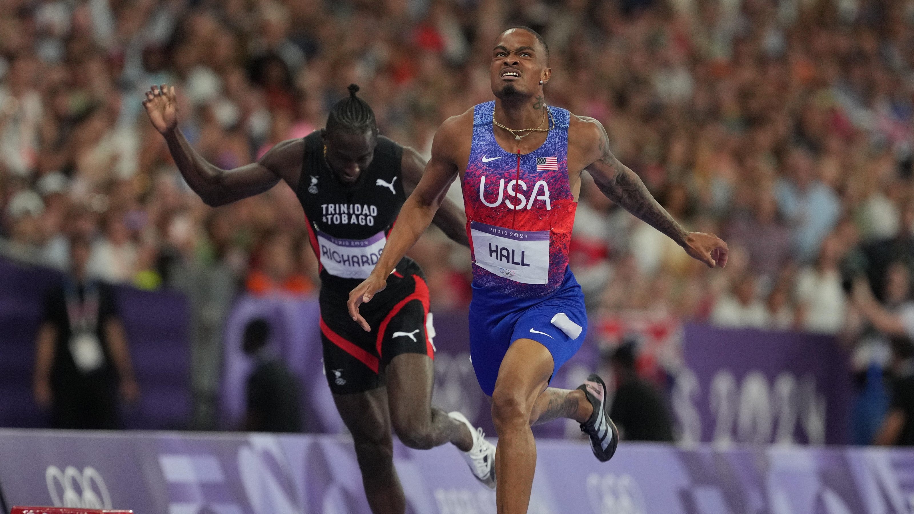 Men's 400m final results: Quincy Hall wins gold with epic comeback at 2024 Paris Olympics