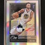 2020-21 Panini One And One Stephen Curry 基本傳奇卡 限量99張