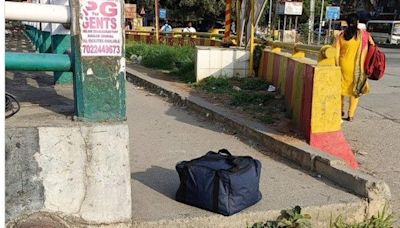 Abandoned bag on footpath in Bengaluru’s Ramamurthynagar creates panic