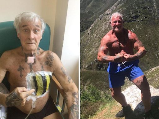 Taunton bodybuilder and reality star thanks NHS after near-death experience