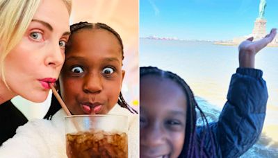 Charlize Theron and Her Daughters Conquer N.Y.C. in Cute Vacation Photos: 'We Did It All'