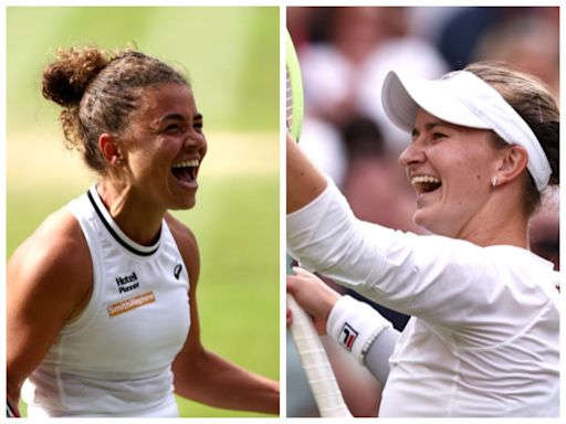 When is Jasmine Paolini vs Barbora Krejcikova in the Wimbledon final?