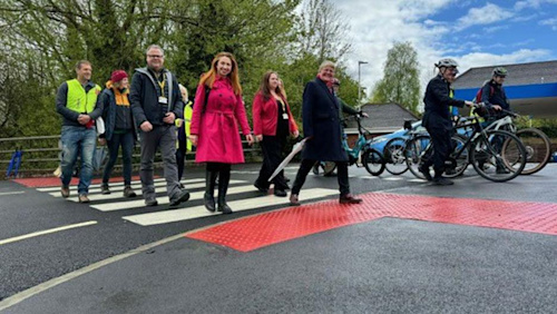 New 11 mile walking and cycle path complete