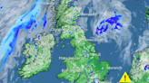 Met Office warns of 'torrential thundery downpours' to hit UK this evening