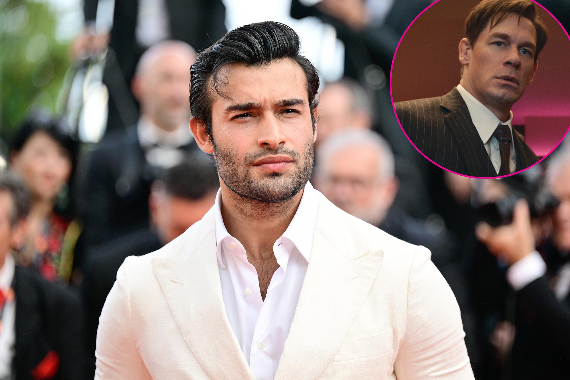 Sam Asghari Was ‘Surprised’ by ‘Jackpot!’ Costar John Cena’s Intellect, Gushes Over Working Together
