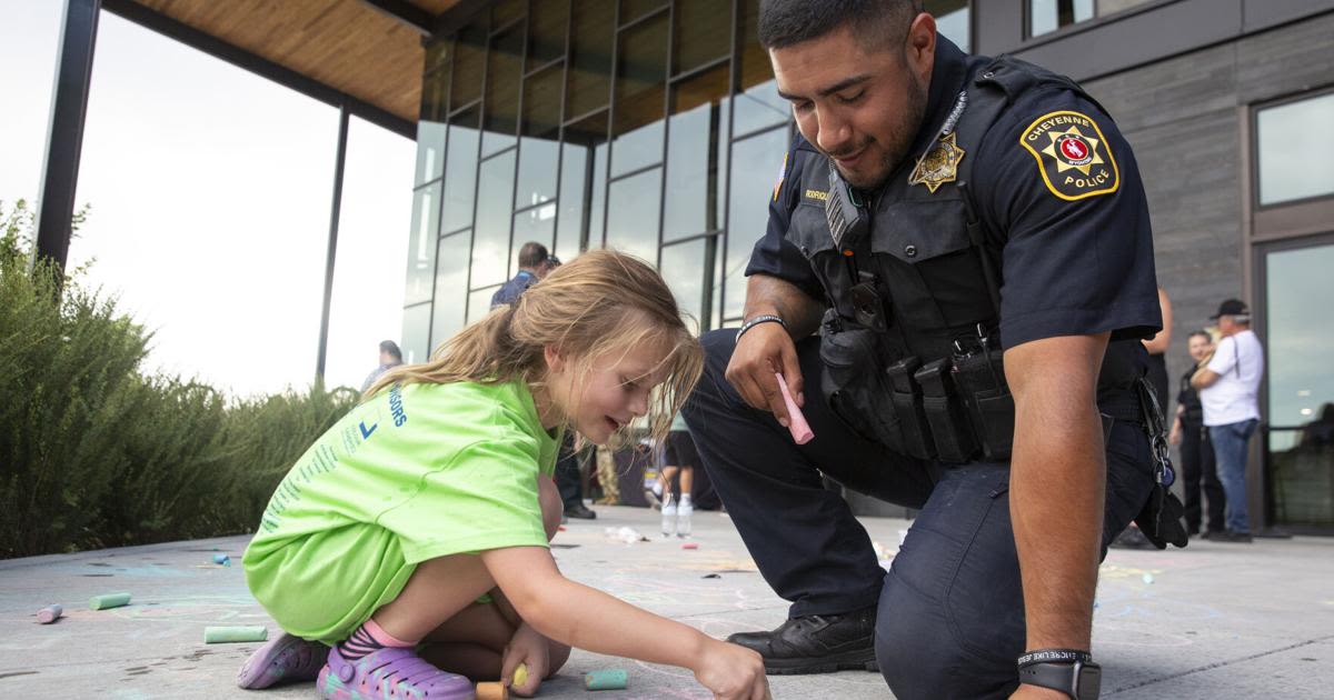 Cheyenne Police Department's Neighborhood Night brings the community out to play