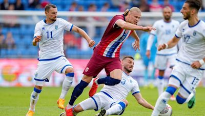 Video: Haaland marcó un hat-trick en el triunfo de Noruega