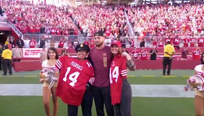 First responders who helped 49ers' Ricky Pearsall after shooting honored before season opener