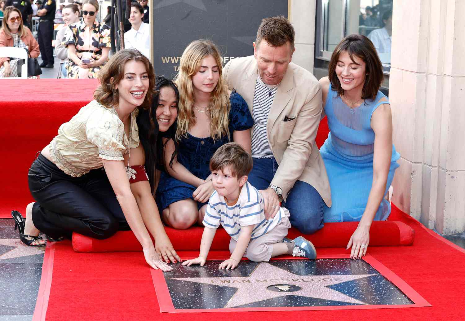 Ewan McGregor Poses with His Kids and Sweetly Shouts Out His Family at Hollywood Walk of Fame Ceremony: 'Very Lucky'