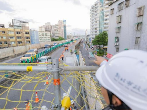 提前搶通！台1線中山高架橋明06:00恢復通車 下方路段仍封閉 | 交通 - 太報 TaiSounds