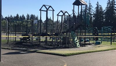 Bellevue elementary school playground burns down for second year in a row