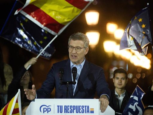 Feijóo traslada el pulso europeo con Sánchez a la calle a las puertas de la aprobación final de la amnistía