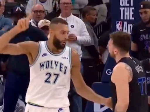 Luka Doncic's Heated Exchange With Rudy Gobert Goes Viral