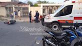 Choque de motos en la colonia María Luisa de Mérida; dos heridos