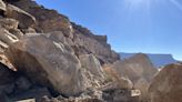 Rockfall closes section of road in Canyonlands National Park