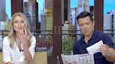 Kelly Ripa starts cleaning her pearly whites on 'Live' after Mark Consuelos says he used to avoid telling friends they had food in their teeth: "I don’t trust you now"