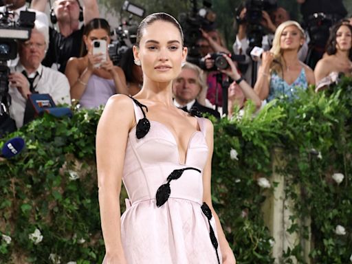 “I’m Always Drawn to the Drama”: Lily James’s Erdem 2024 Met Gala Dress Delivers a Dash of ‘Downton Abbey’ Chic