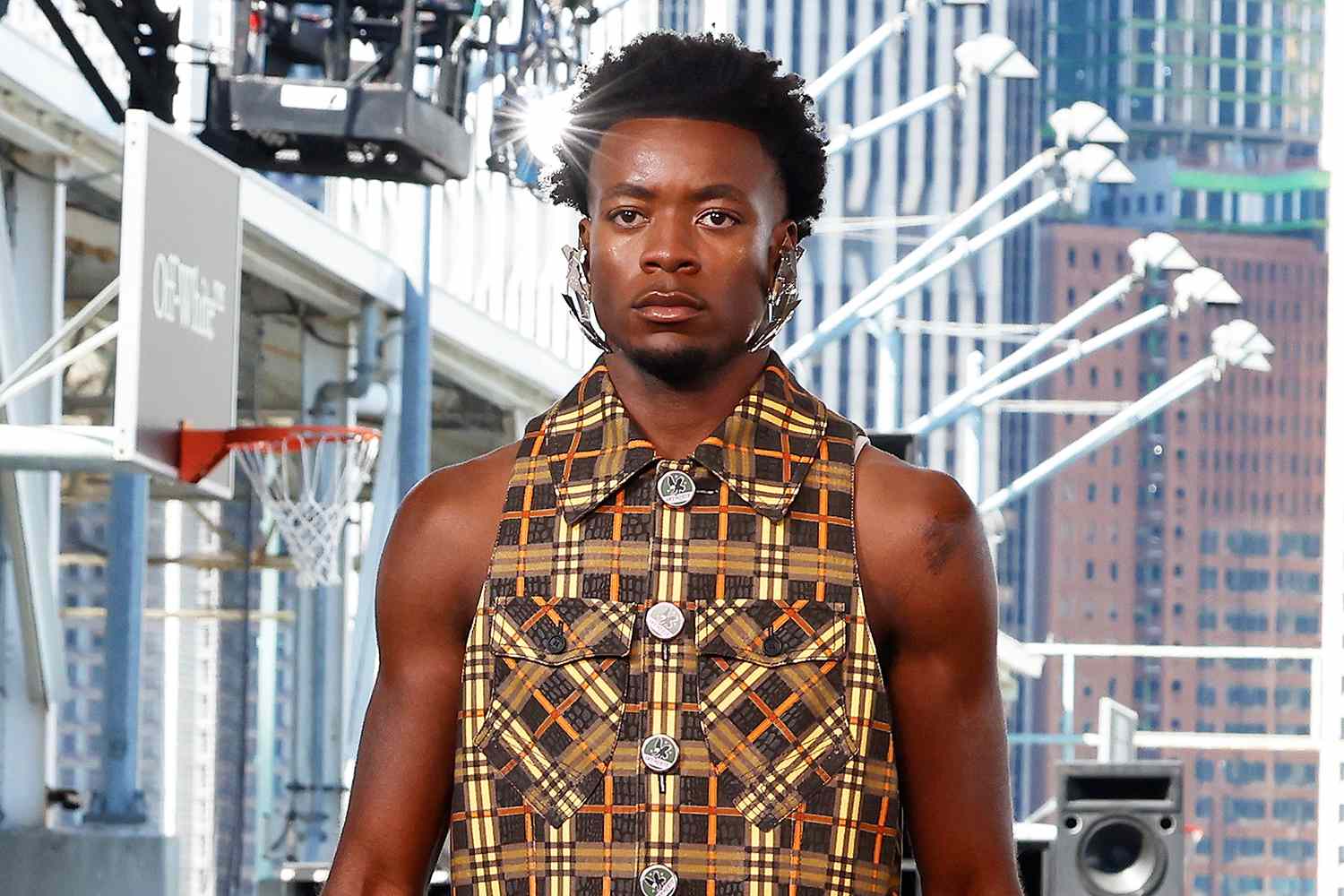 Madonna's Son David Banda Makes New York Fashion Week Debut During Off-White's Spring 2025 Show