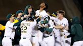 Noda hits tying grand slam in 7th, A's beat Diamondbacks 9-8 in 12 innings