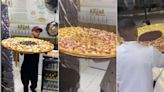 Restaurante viraliza com pizza 'Maracanã', de 80 cm, com preços de R$ 150 a R$ 197