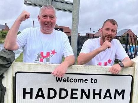 Walkers complete Haddenham to Haddenham trek