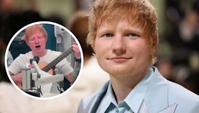 Ed Sheeran sorpendió a pacientes de un hospital infantil con un miniconcierto