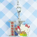 【震撼精品百貨】Hello Kitty 凱蒂貓~KITTY手機吊飾-KITTY英文字母造型-K