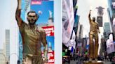 Viral video shows Indian cricket legend Virat Kohli's life-size statue in Times Square